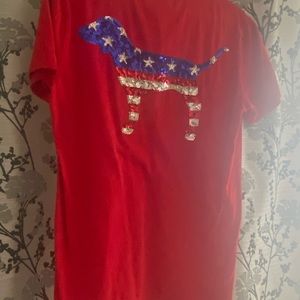 Victoria’s Secret pink shirt red